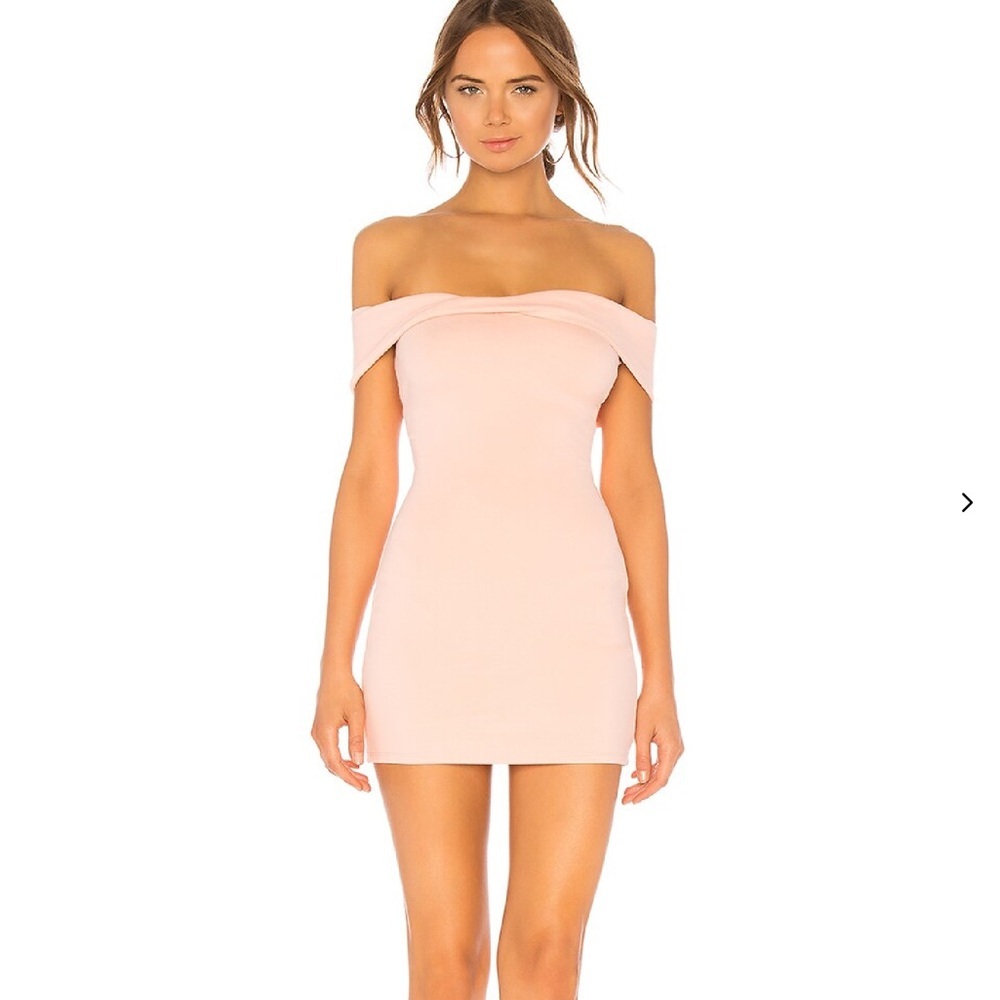 Lovers + Friends Danika Strapless Blush Dress